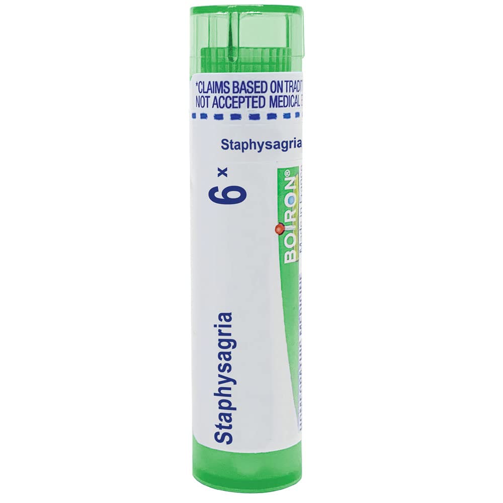 Boiron Staphysagria 6X for Itching of Surgical Wounds - 80 Pellets