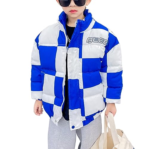 Boys' Warm Winter Puffer Coat Parka Jacket Snow Outwear Blue