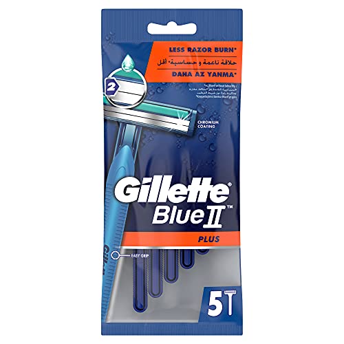 Gillette Blue II Cuchilla de Afeitar Desechable - 5 unidades