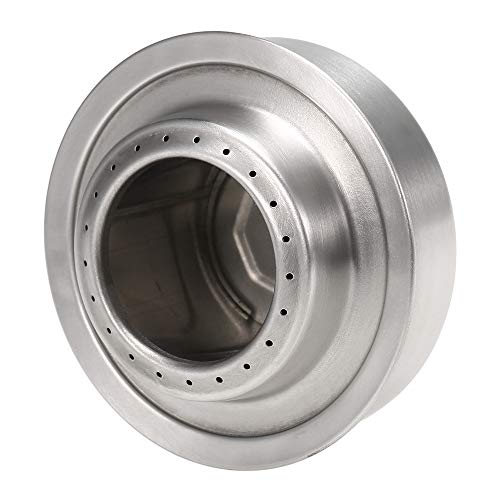 DECDEAL Suporte de panela de titânio dobrável ultraleve ao ar livre com mini fogão de álcool em aço