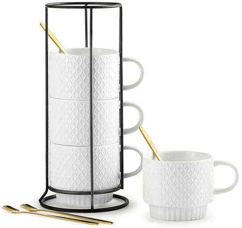 Stackable Coffee Mug Set