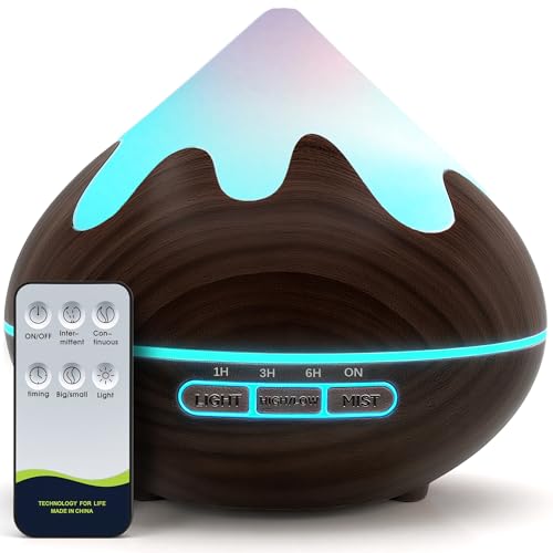 Diffuseur d'huiles essentielles 500ml silencieux contre air sec