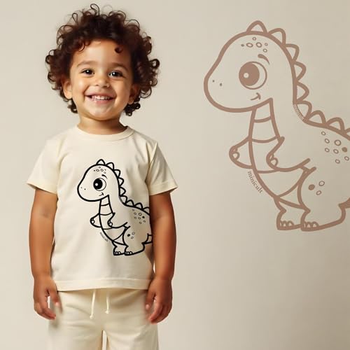 Image of minicult kids Kids Cotton Shorts and Matching Tshirt Coord clothing set with Cute Prints Clothing Set (200gsm Cotton Fabric)(pack of 2)