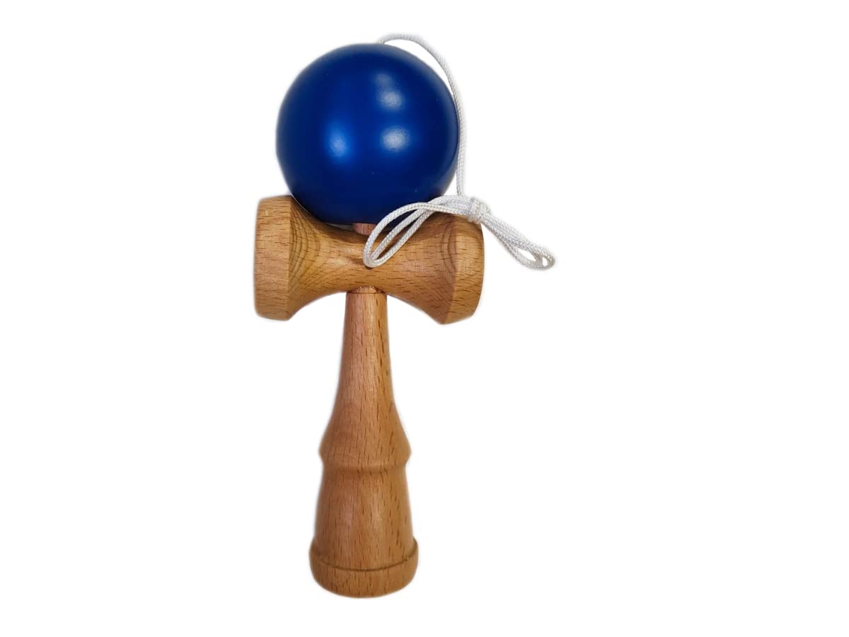 Fairkraft Creations Handcrafted Wooden Toy : Wooden Cup And Ball | Kendama Blue