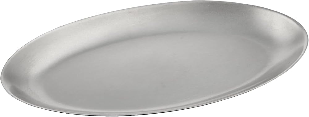 Cafe Plate, M, Made in Japan, Cafe, Restaurant, Snack Plate, Dish, Stainless Steel, Aging, Unbreakable, Dishwasher Safe