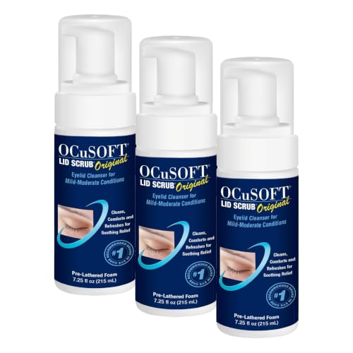 OCuSOFT Lid Scrub Original Foaming Eyelid Cleanser - Mild Instant...