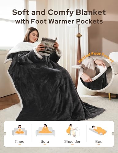 Portable Heated Blanket Rechargeable