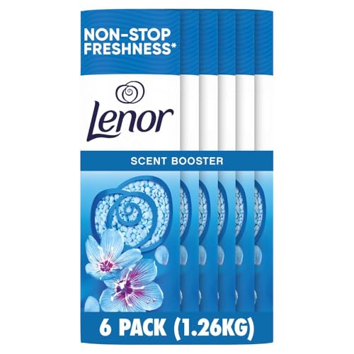 Lenor Laundry Perfume In-Wash Scent Booster 6 Packs x 155g - Spring Awakening, Non-Stop Freshness for Up to 12 Weeks