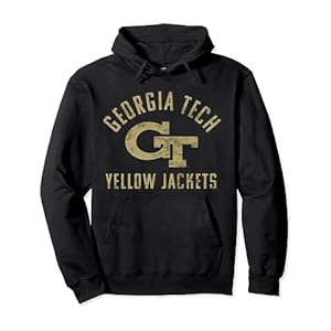 Georgia Tech Yellow Jackets Large One Color Pullover Hoodie