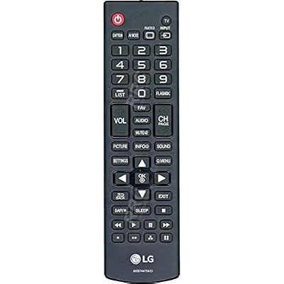 LG Electronics AKB74475433 TV Remote Control for 42LX330C, 42LX530S, 43LX310C, 49LX310C, 49LX341C, 49LX540S, 55LX341C, 55LX540S, 60LX341C, 60LX540S, 65LX341C, 65LX540S