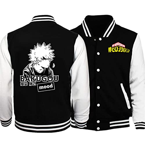 Survêtement My Hero Academia veste bomber de baseball et streetwear japonais d'hiver