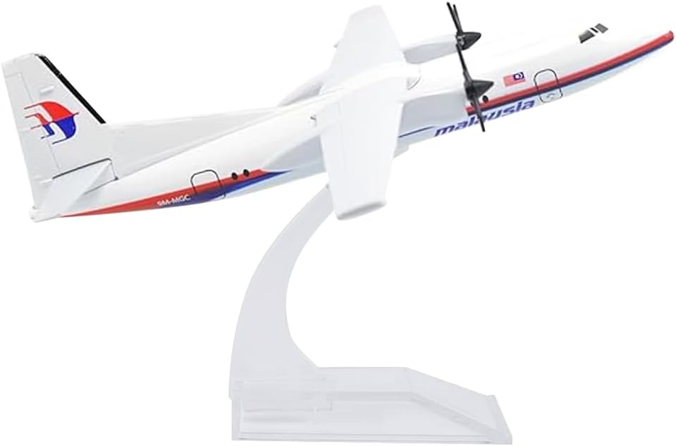 15cm Malaysia Airlines Fokker 50 9M-MGJ Airplane Model Diecast Metal Aircraft
