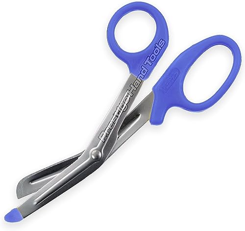 PTL® Tuff Cut Schere Utility Verbandschere Pflege Haushalt Schere 16 cm (blau)