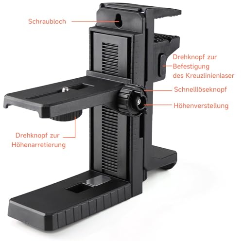 Laser en croix magnétique robuste DOVOH WB03 à pince ajustable multi-support - 5