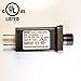 TYBEEU 24V LED Christmas Tree & Strip Light Adapter – Class 2 Power Supply (JT-DC240V0250-C), UL Listed for US Standards. Designed for 24V Output Devices. See Details for More Compatible Models.