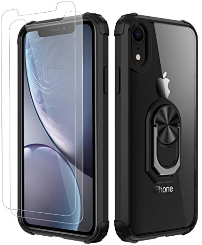 iPhone XR Case,[ Military Grade ] with [ Glass Screen Protector] 15ft. Drop
