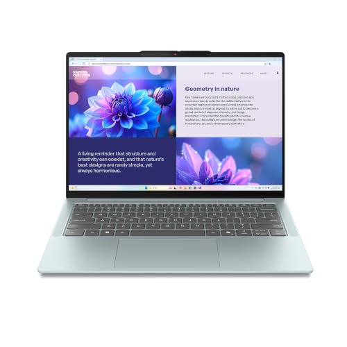 Image of Lenovo IdeaPad Slim 5i Ultra - College Laptop - Copilot+ PC - Intel Core Ultra 7 258V CPU - 14 inch WUXGA Touch Display - 32GB RAM - 512GB SSD Storage - Integrated Intel ARC 140V GPU - Sea Salt Grey