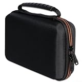Organizador de gran capacidad: la bolsa de almacenamiento protectora para consola de juegos tiene capacidad para ocho tarjetas de juego más cables en un bolsillo de malla transparente para mantener los artículos ordenados y sin enredos para juegos diarios durante sesiones sin perder pequeños accesorios en cualquier lugar.