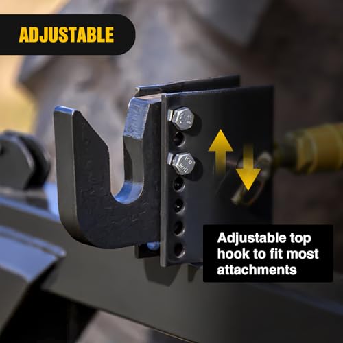 Image of Nilight Quick Hitch Top Hook for Cat 1 Fit for Harbor Freight Tow Hook Up 3 Point Quick Attach Category Black Powder Coated Replaces HW14-11-37 and HF141137