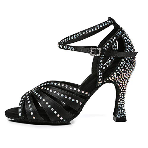 Chaussures de danse salsa et bachata à strass pour vos soirées
