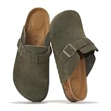 Project Cloud 100% Full Grain Genuine Leather Clogs for Men Mules for Men