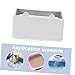 SUPVOX Cute Cat Shaped Litter Scoop Holder Stylish Grey Litter Box Organizer for Pet Owners Durable Mini Trash Bin with Modern Design for Efficient Cat Care and Home Decor