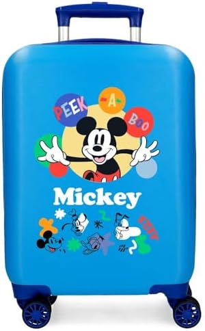 Joumma Disney Mickey Peek a Boo Maleta de Cabina Azul 33x50x20 cm...