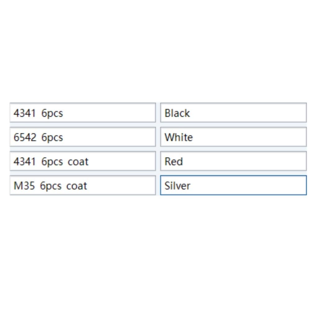 Herramienta para trabajar metales 6 fresas de biselado HSS/HSS-coat 90 grados, fresa 3 flautas, herramientas broca avellanada(Silver)