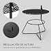 Blumfeldt Orbit - Brasero, 3 en 1, Fogata, Parrilla, Mesa de jardín,...