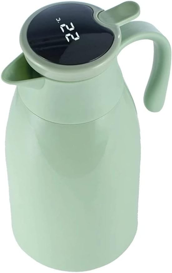 1L Smart Insulation Kettle Bottle Home Hotel Large Capacity Glass Liner Coffee Pot Temperature Display Water
