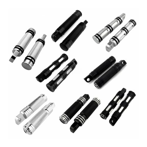 Repose-pieds de moto antidérapant avec fixation mâle compatible avec Davidson HD custom - 2