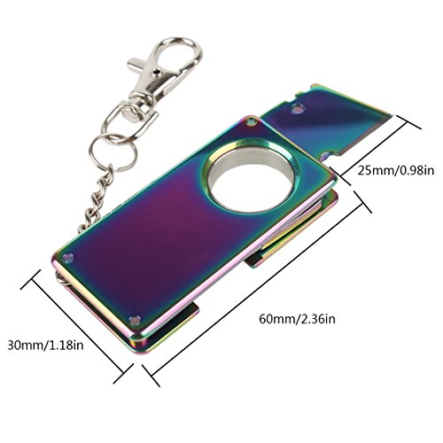 Andux Zone Outdoor / Camping Folding Knife Mini Neck Knife Pocket Knife Tool Folding Knife Keyring CS/ZDD-01 - Image 4