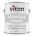 Viton Möbellack - 0,7 Kg - Seidenmatt Hellgrau - Möbelfarbe auf Wasserbasis - RAL 7035 Lichtgrau LF 5 günstig Kaufen-Viton Möbellack - 0,7 Kg - Seidenmatt Hellgrau - Möbelfarbe auf Wasserbasis - RAL 7035 Lichtgrau