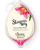 Shortie's Candle Company Stargazer Lily Soy Wax Melts - Natural - Made with 100% Soy and Essential Fragrance Oils - Phthalate & Paraffin Free, Vegan, Non-Toxic