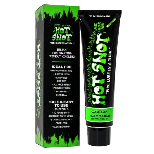 BATTLBOX Hot Snot Fire Starter Gel Waterproof Emergency Fire Paste Tube