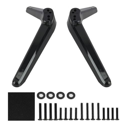 Vxiwscy Universal TV Base Pedestal Legs, Pied Television Support De Bureau avec Vis, Pieds De Remplacement pour La Plupart des Écrans Plats LED Et Plasma,...