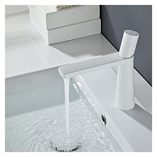 Robinets d'évier de salle de bain pour vasque blanche moderne - 2