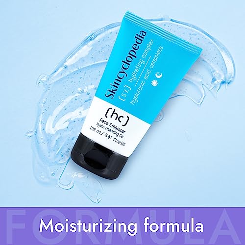 Skincyclopedia Face Wash for Dry Skin with 5% Hyaluronic Acid, Ceramides and Niacinamide - Image 4
