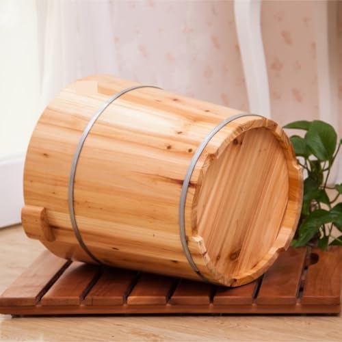 Banera de sauna de madera para pies con masaje miniatura 6
