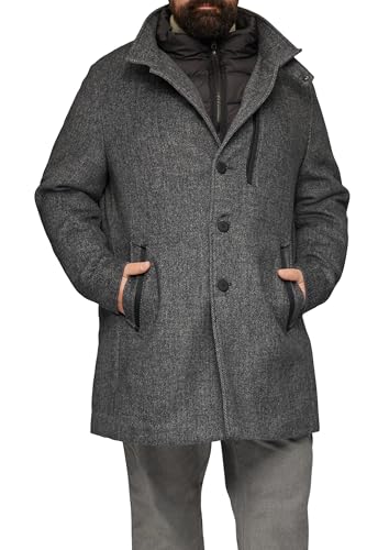 Manteau s.Oliver pour homme contre le froid et le vent d'hiver