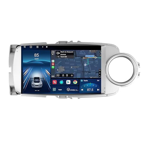 Autoradio Android 12 pour Yaris 2012-2017 avec CarPlay sans fil