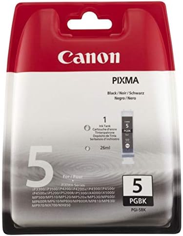 Canon PGI-5 Black Twin Pack Compatible to printer iP5200R, iP5200, iP4200, iP4500, iP4300, iP3500, and iP3300