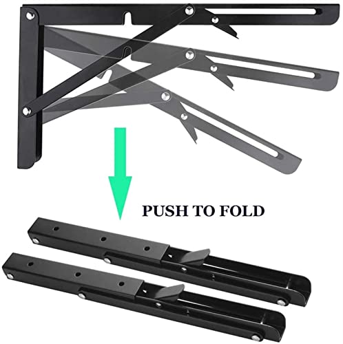 Support de table pliante RJJ | Solution de rangement mural en métal pour studio