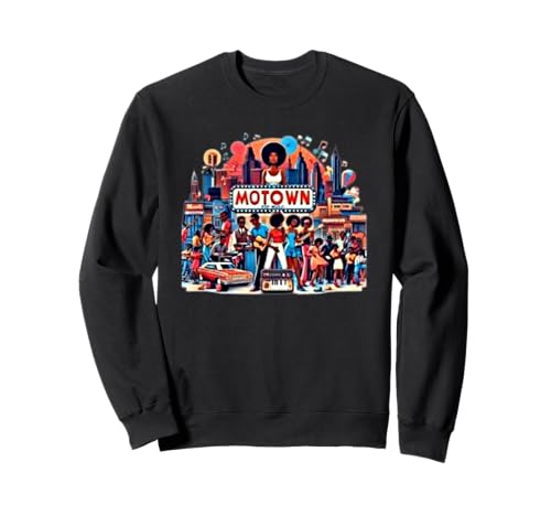 Motown Era Homenaje Hip Hop Music Design Sudadera
