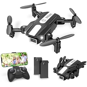 T25 Mini Drone with Camera for Kids/Adults, 1080P HD Foldable RC Quadcopter for Beginner, Kids Present Toys for Boys Girls w/2 Batteries