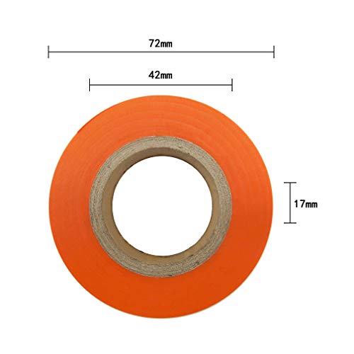 9 Roll Multicolor Electrical Tape, Maveek 0.67 Inch 65.62 Feet Utility PVC Insulation Tape Adhesive Duct Tapes, Work Great for Waterproof, Flame Retardant, Cold Resistance and Non-Conductive(9 Colors) - Thumbnail 2