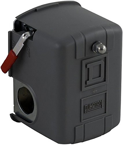 Square D by Schneider Electric 9013FHG12J55M1 Air-Compressor Pressure Switch, 150 psi Set Off