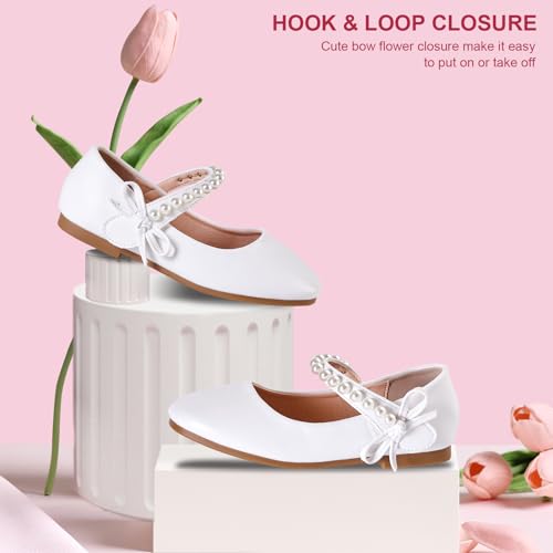 Girls Dress Shoes Mary Jane Shoes for Girls School Shoes Low Heel Princess Wedding Party Flats4