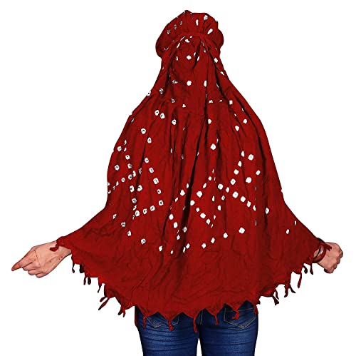 Image of Cotton Long Scarf Cum Mask Scarves Usable for Vehicle Driver | White Printed Design Fabric | Universal Size | Soft & Breathable Sun Protection | For Girl & Women