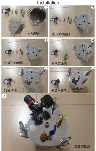 Manual Glue Dispensing Equipment High Valume Glue Dispenser Tool 3L